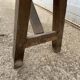 Pair of 2m solid oak wood farm benches for rustic farm table 1900
