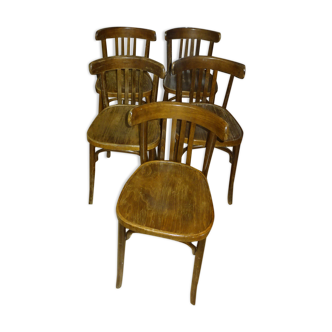 5 bistro chairs