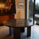 Round table in polished granite 10 seats