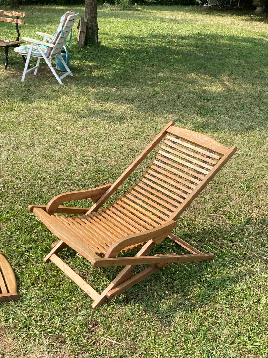 Chaises longues Bain de soleil Scandinave Vintage made in Danemark