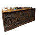 Large Balinese carved panel - scene from the Ramayana