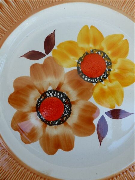 Earthenware plate 1970 Montodovi Italy