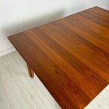 60s vintage Swedish teak extendable dining table by Nils Jonsson for Hugo Troeds