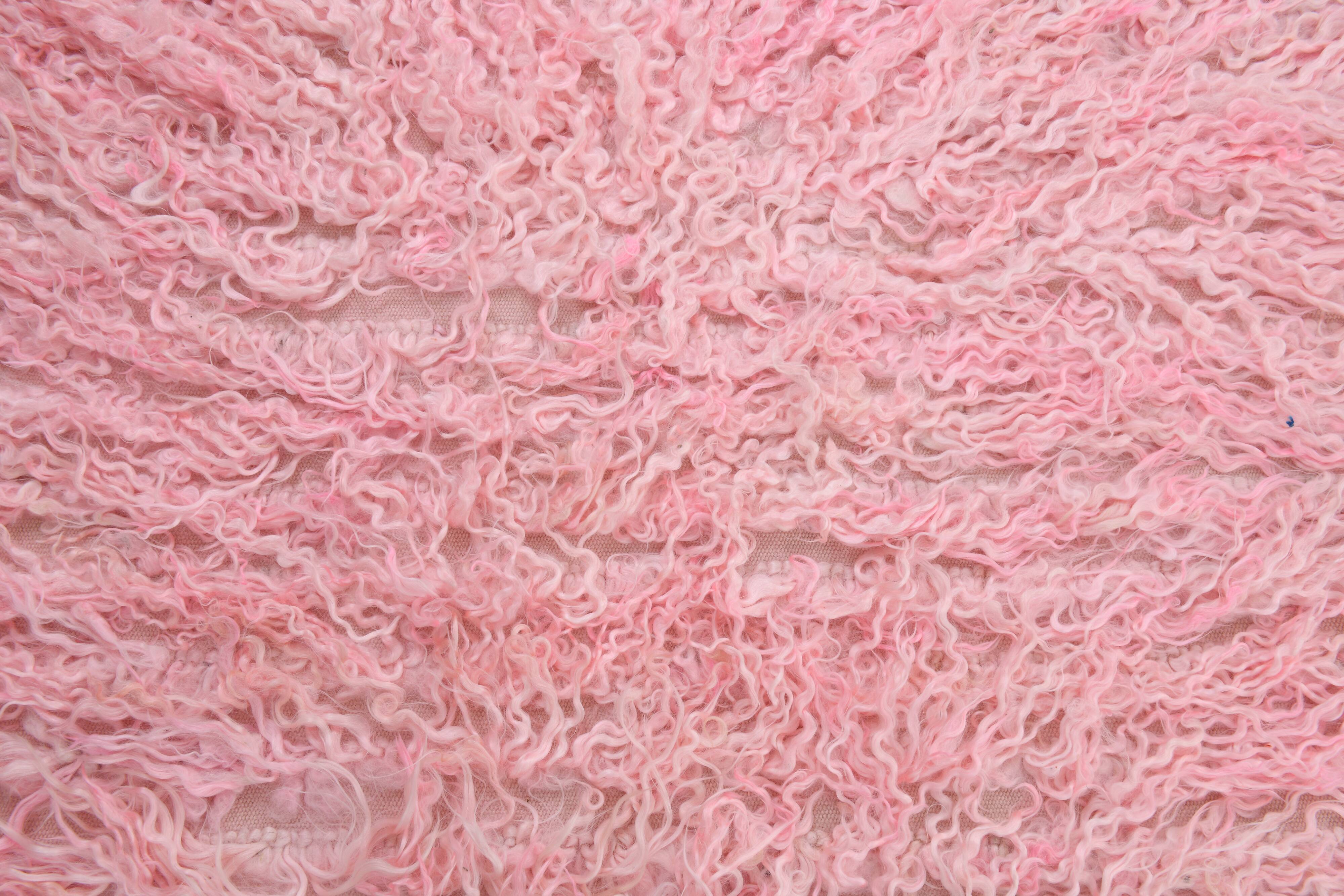 3x10 Dusty Pink Vintage Runner Rug 98x314Cm
