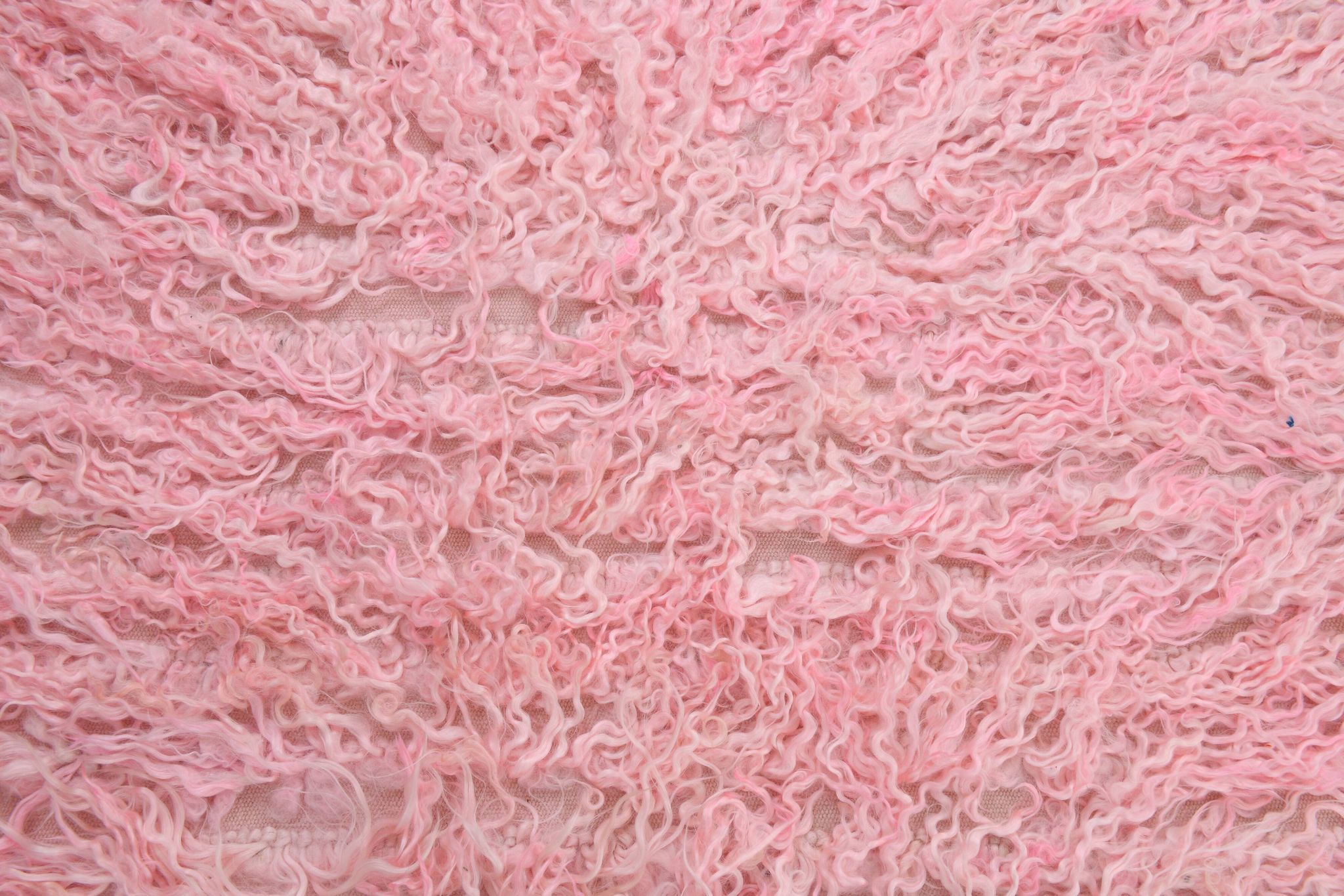 Tapis runeur rose vintage 98x314cm