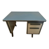 Blue and grey Strafor desk
