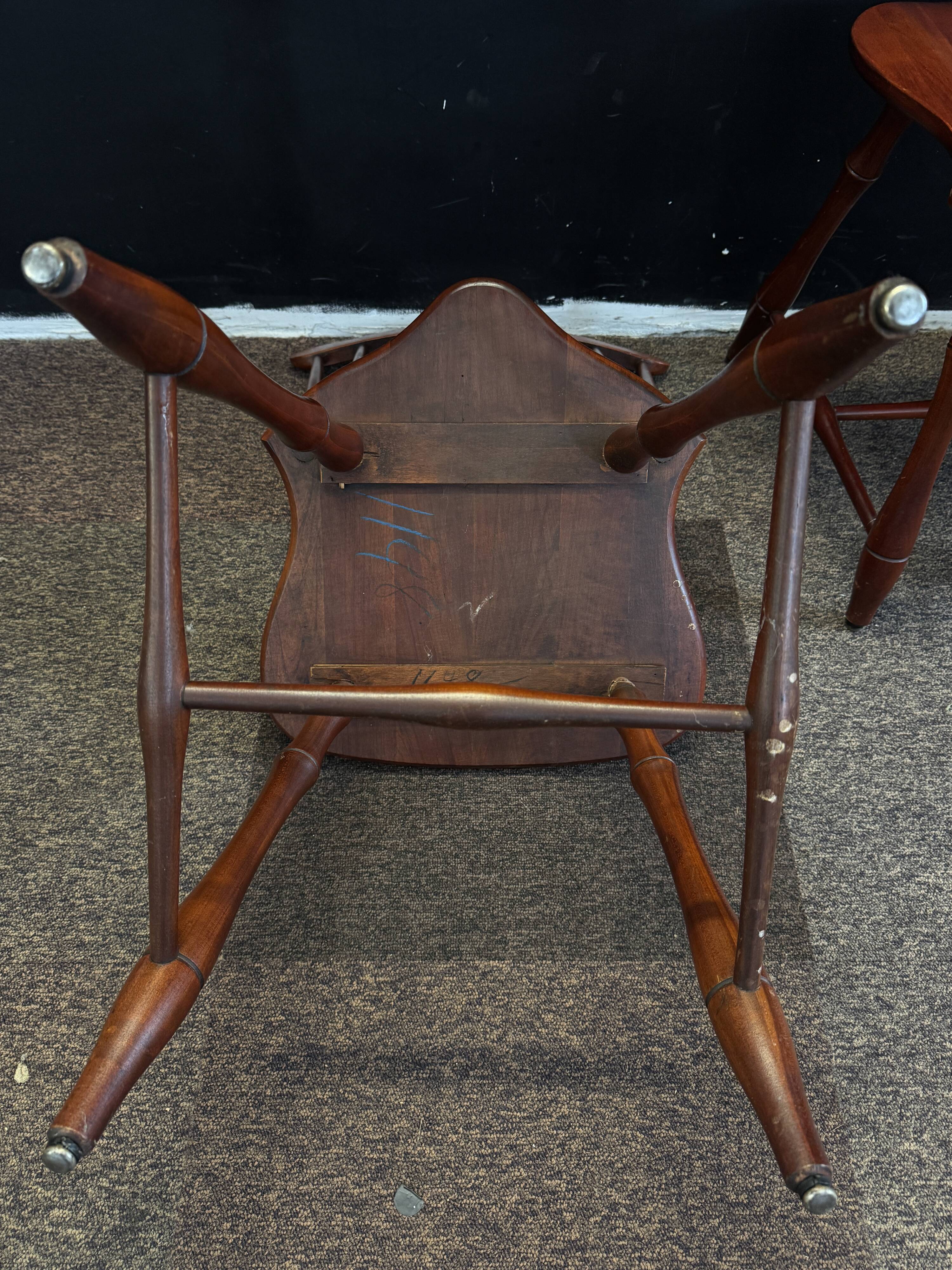 Pair of spindle-back Windsor chairs