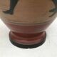 Reproduction of a Greek Attic-style black-figure vase depicting warriors