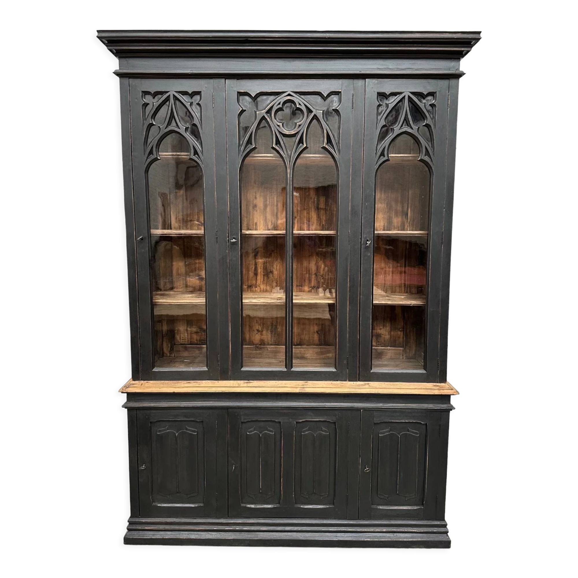 Early twentieth century oak bookcase