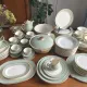 Villeroy & Boch table service in celadon green and ivory - 102 pieces