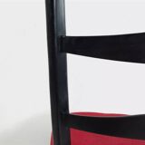 Pair of chiavarine chairs 40/50s high backrest