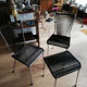 Suite of 6 Chairs and 1 Scoubidou stool André MONPOIX 1960