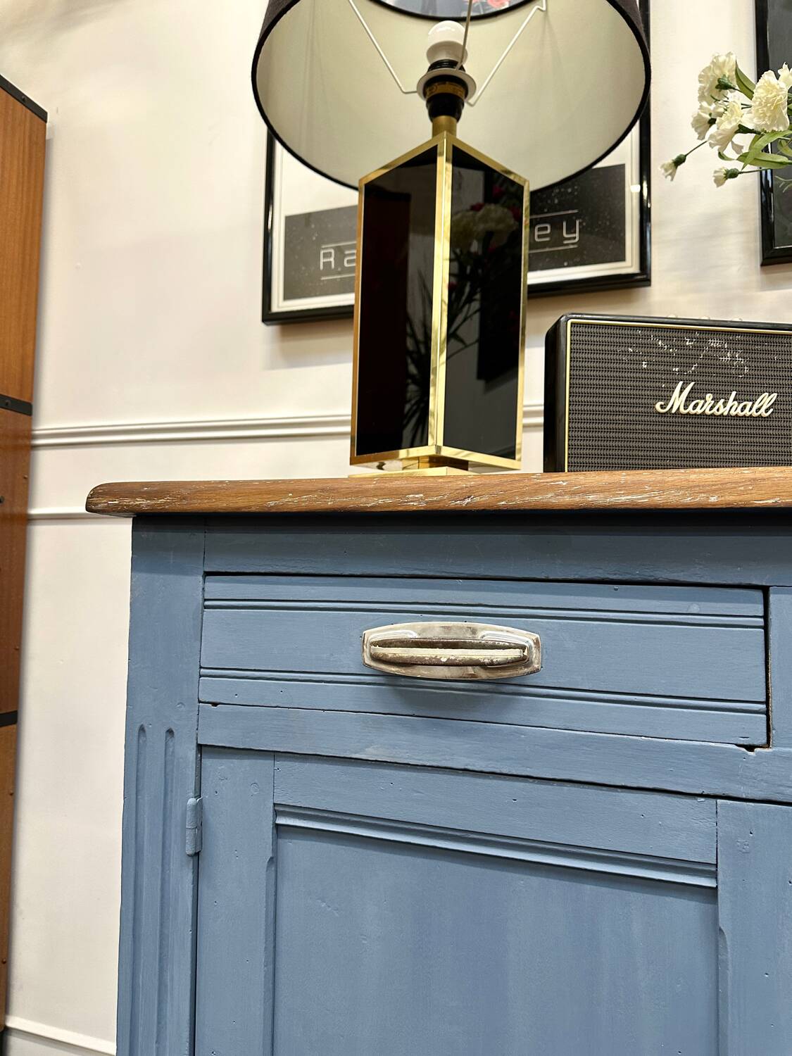 Blue Parisian sideboard