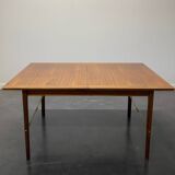 Palisander dining table denmark 1960s extendable mcm