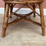 Small wicker armchair for children