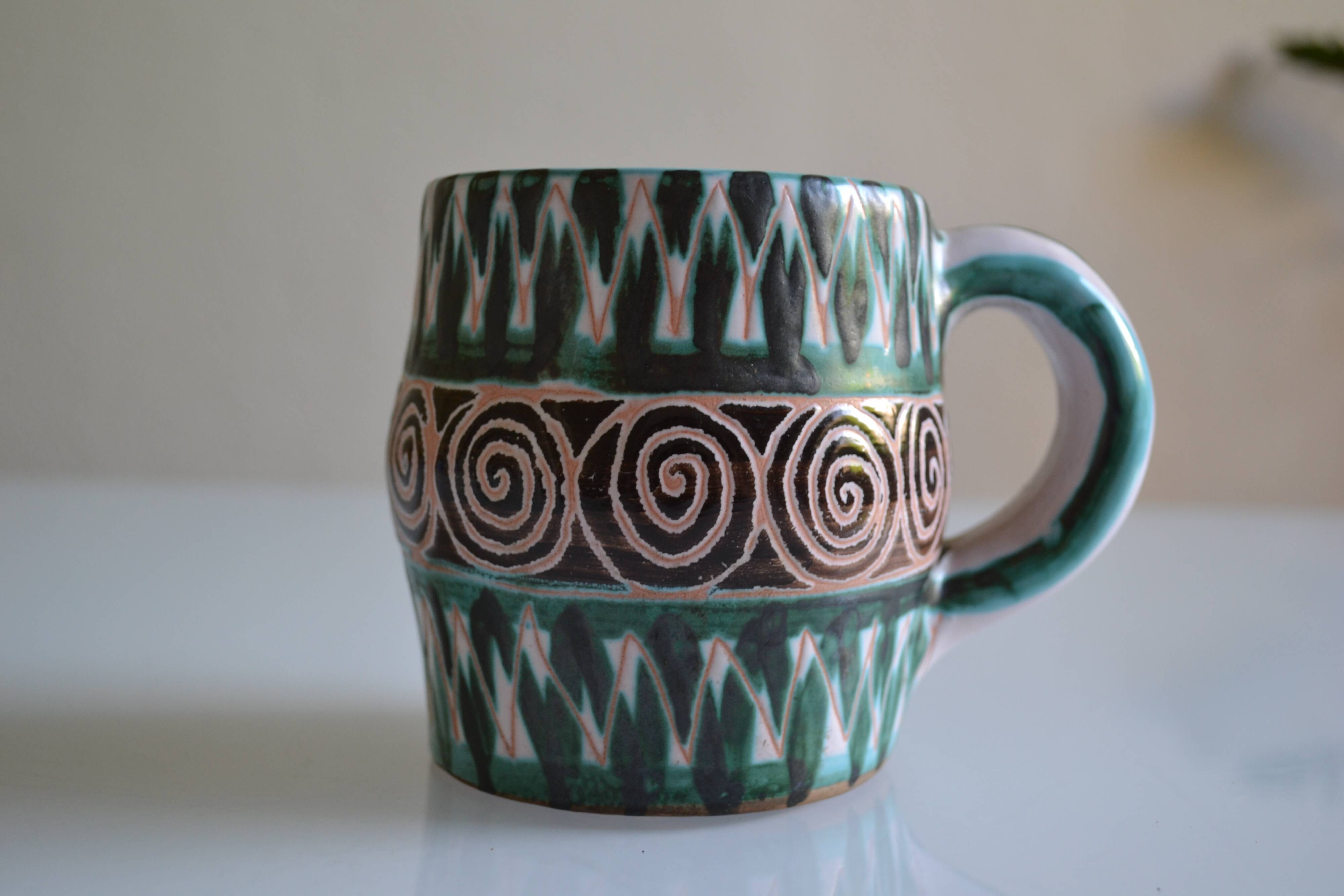 Robert Picault (1919-2000) in Vallauris Large Cup or Mug Ceramic