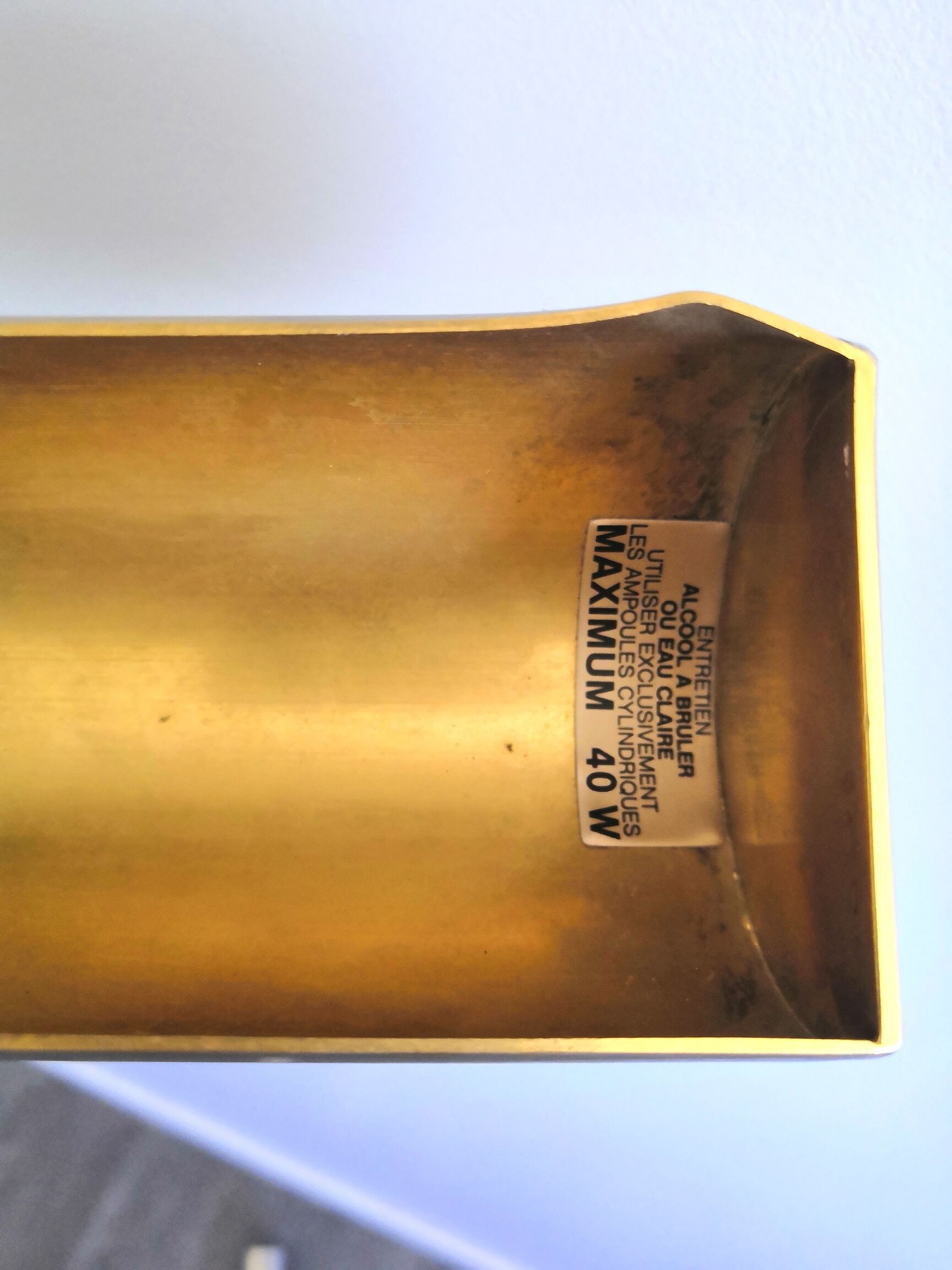 Metal e-reader design Christian Liaigre 70s - 80s