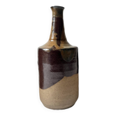 Céramique - Vase soliflore en grès émaillé, France vers 1970