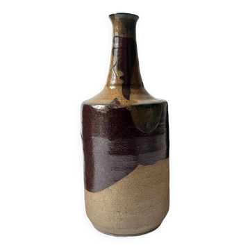Ceramics - Glazed stoneware vase, France circa 1970