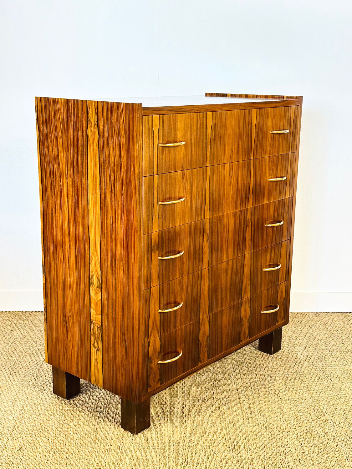 Vintage rosewood chest of drawers 1960