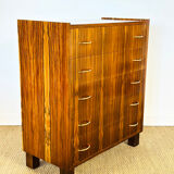 Vintage rosewood chest of drawers 1960