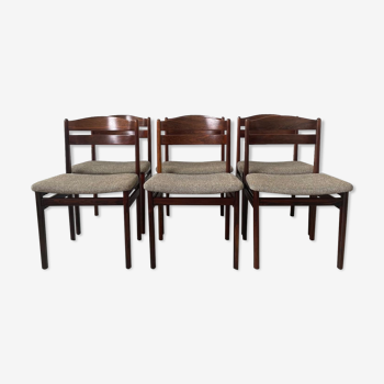 Set of 6 Rosewood chairs