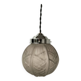 Art Deco glass pendant light