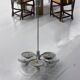 Mid-century 3-arm ceiling lamp, Italy, 1970s