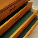 Teak chest of drawers, Danish design, 1970s, production: Denmark