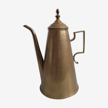 Brass coffee maker