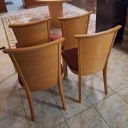 Round table in lemon wood with timeless design