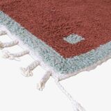 Modern Brick Red Rug - 296 x 212 cm