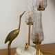 Table lamp troix lights vintage glass globes
