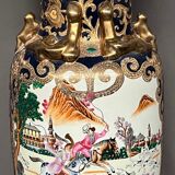 Vase, relief paint, gilding