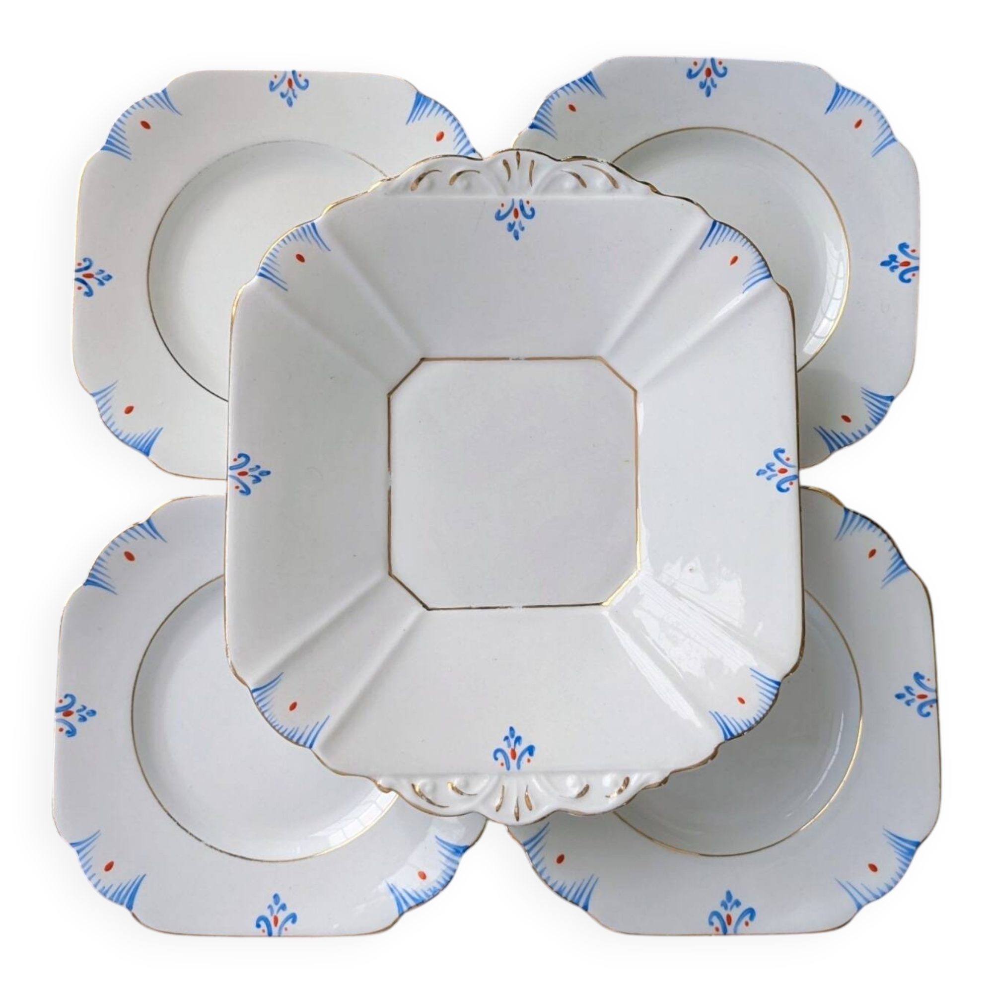 Service à dessert Melba bone china