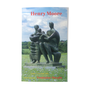 Affiche d'exposition d'Henry Moore,