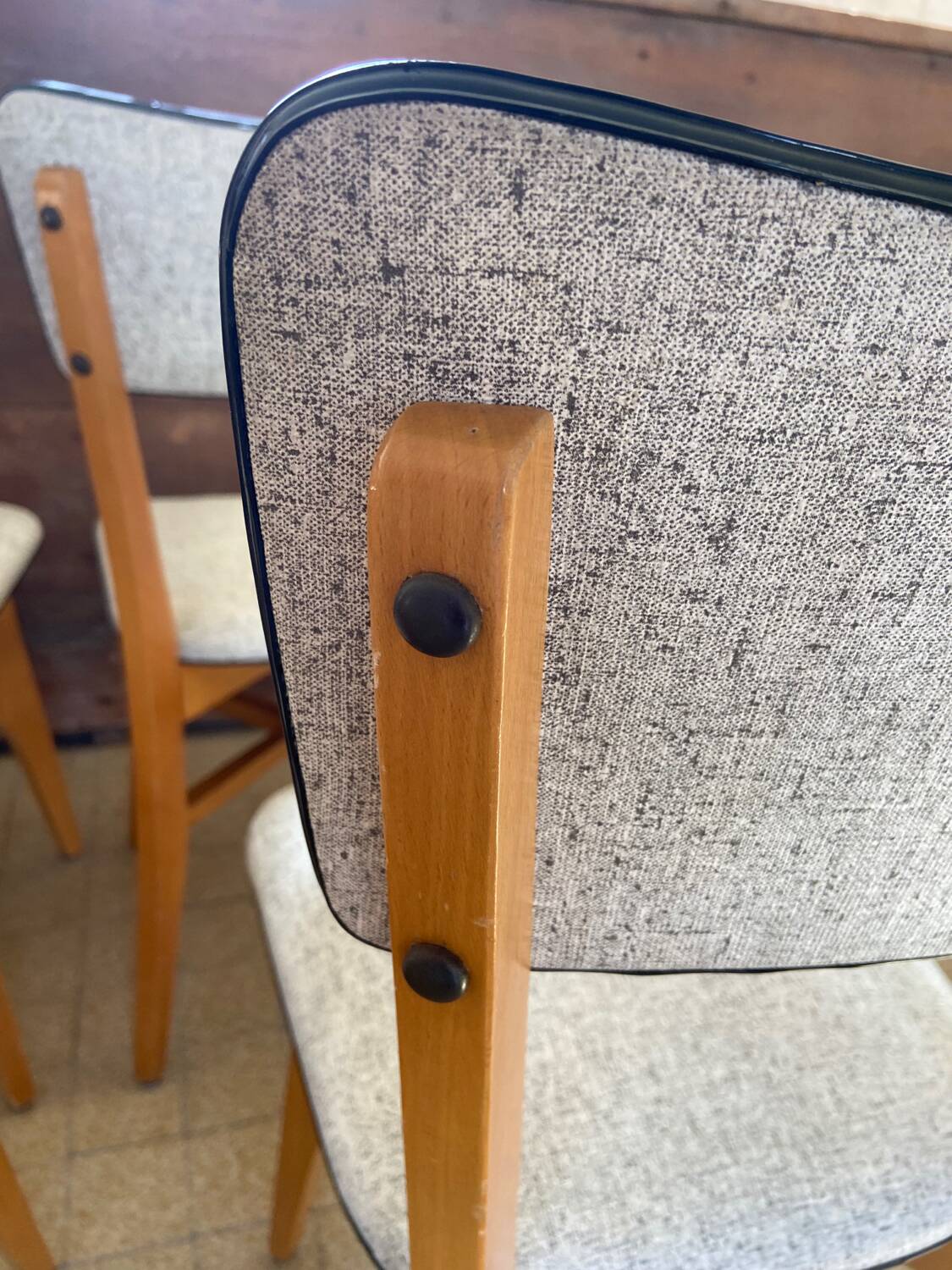 6 chaises années 50