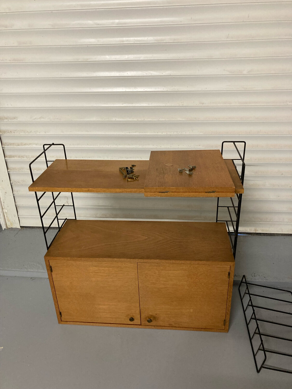 Vintage Alcora wall shelf system