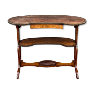 Table rognon en acajou