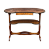 Kidney table in mahogany and walnut bramble period Louis XVI XVIIIth century