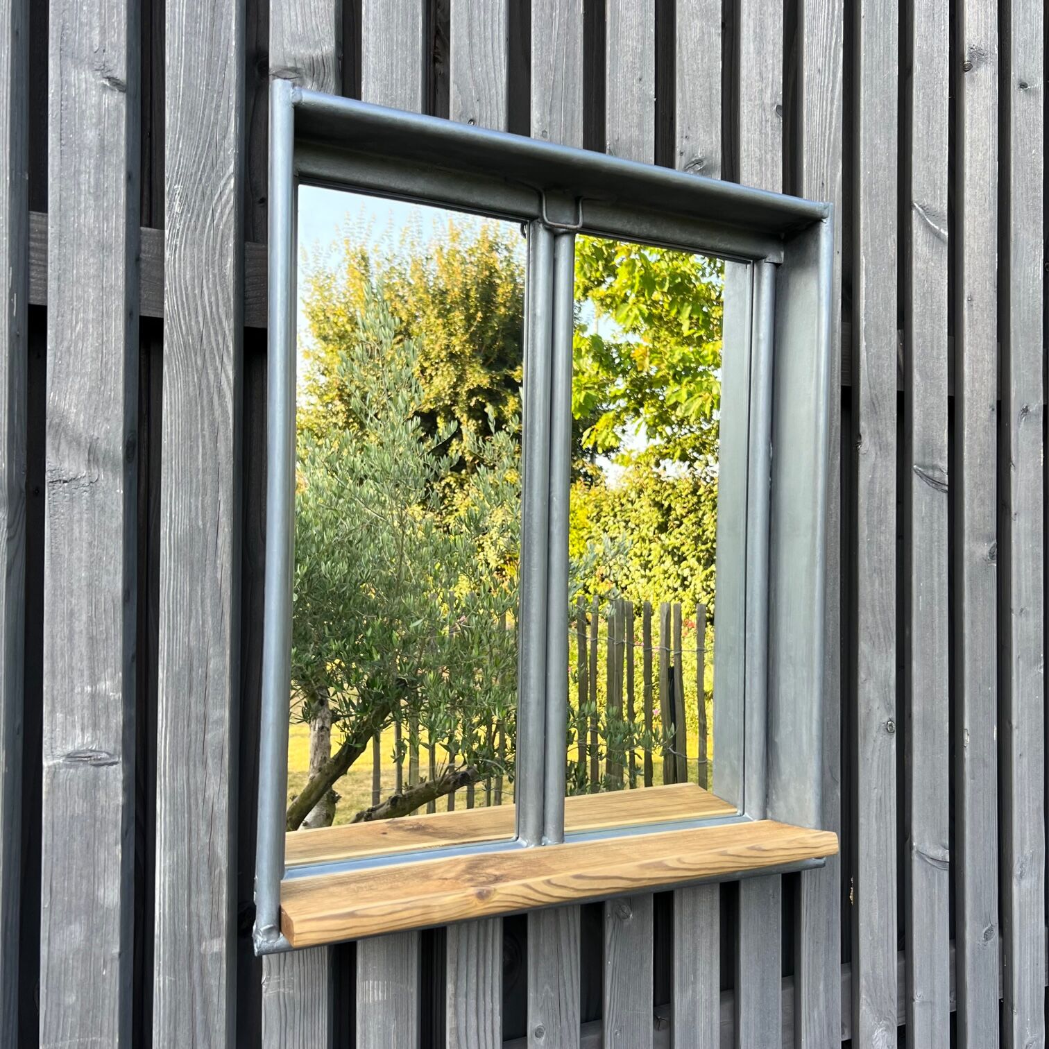 Miroir en zinc
