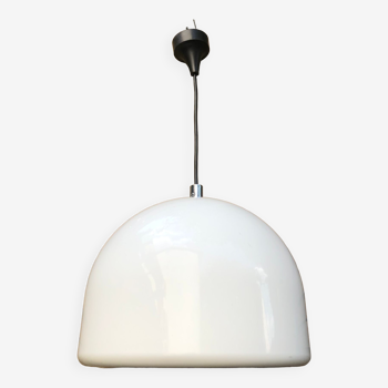 White 70s pendant lamp