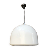 White 70s pendant lamp