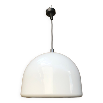 White 70s pendant lamp