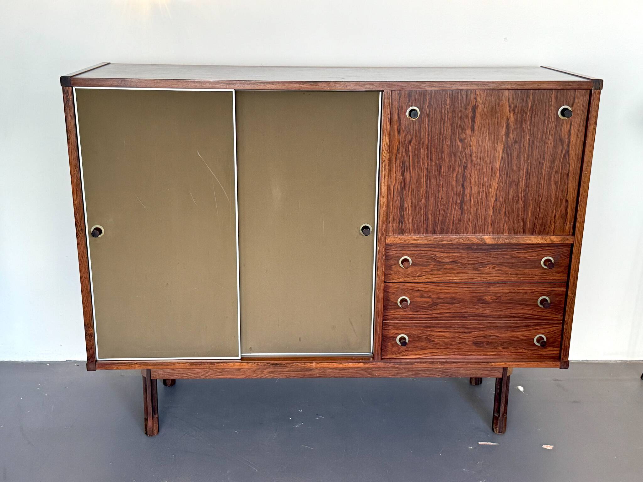 George Coslin, Italian wood Sideboard from 50s.