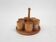 Vintage wooden egg cups, The Netherlands 1950's