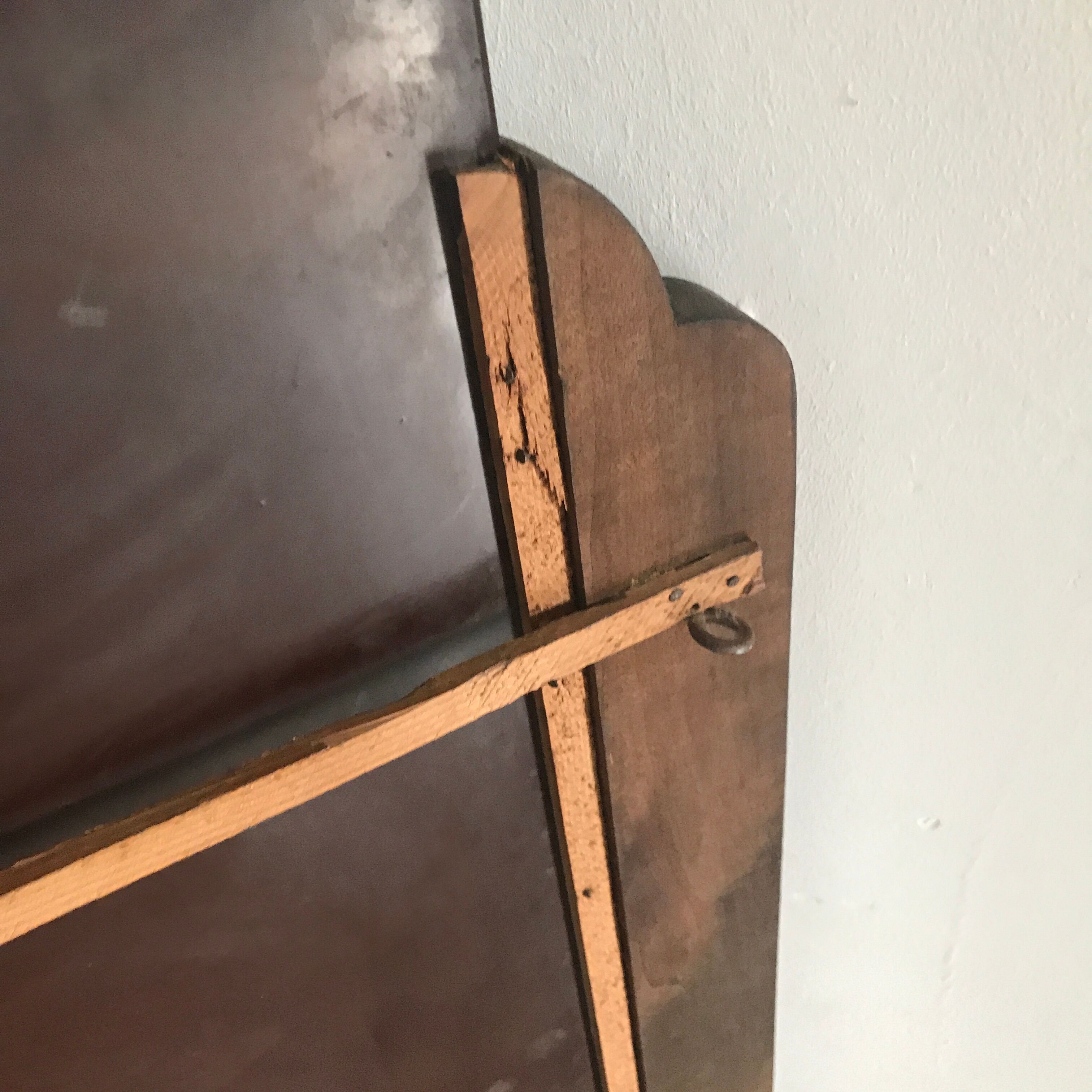 Art deco bevelled mirror 80x127cm