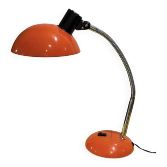 Sarlam orange desk lamp, 1970