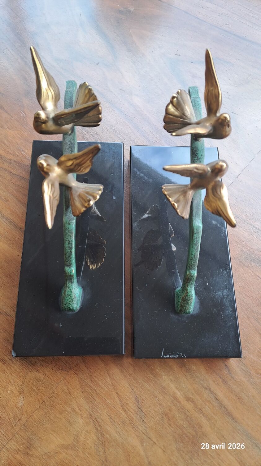 2 bookends - Art Deco