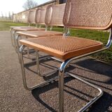 4 chairs b32 cesca by Marcel Breuer